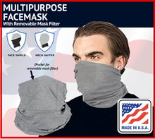Load image into Gallery viewer, Multipurpose Face Mask with Removable Mask Filter