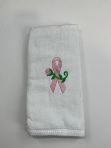 Breast Cancer Pink Ribbon Golf Towel