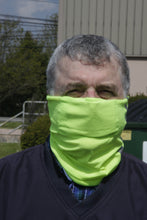Load image into Gallery viewer, High Visibility Reflective Safety Neck Gaiter Face Mask with PM 2.5 Carbon Filter Insert Pocket
