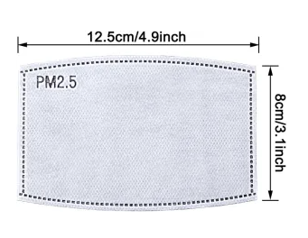 PM2.5 Five Layer Filter Inserts