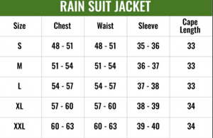 Golf Duck lightweight Rain Jacket and Pants | Waterproof Rain Coat | Size XL