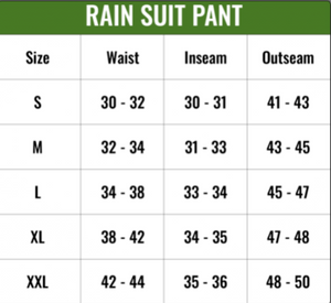 Golf Duck lightweight Rain Jacket and Pants | Waterproof Rain Coat | Size XL